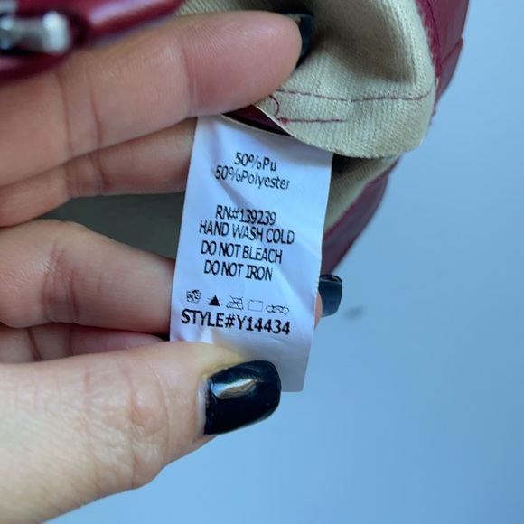 DO + BE VEGAN LEATHER ZIPPER SKIRT - Picture 8 of 8